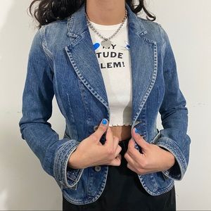 Vintage Diesel Denim Jacket w Outer Space Details